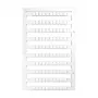 Weidmüller DEK 5/5 PLUS MC NE WS Terminal Block Marker, Polyamide, White, 1000 Pieces, V-2