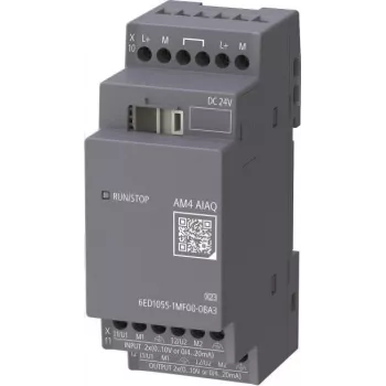 Siemens LOGO! AM4 6ED1055-1MF00-0BA3 analoginis plėtimo modulis 2AI/2AO 24V DC