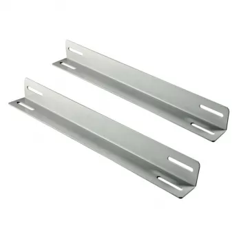 ALLNET ALL-S0002110 19-Inch Rack Rail Set, Adjustable 400-600mm, Black, 1 Pair