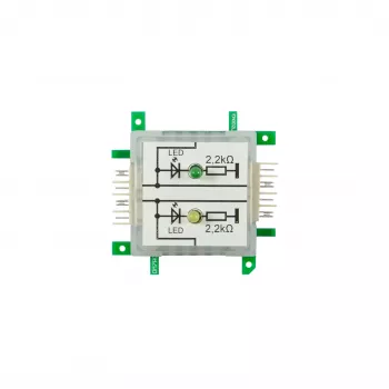ALLNET Brick'R'knowledge Dual GPIO Monitoring LED 3mm su įžeminimu