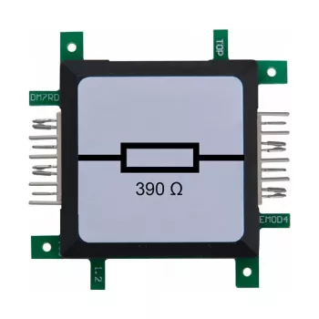 ALLNET ALL-BRICK-0561 PROFIBUS pabaigos rezistorius, 390 omų, montuojamas ant DIN bėgelio, pilkas