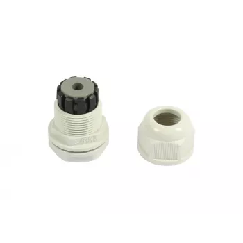 ALLNET montavimo kabelio įvadas M25x1.5, pilkas, IP68, -5 bar