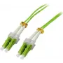 Synergy21 S215500 Skaidulinio ryšio šuolis 7,5m LC-LC OM5 50/125µm LSZH Žalia