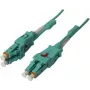 SYNERGY21 S215547 10m LC-LC Duplex OM3 Uniboot Rotatable Push/Pull 2mm LSZH Aqua šviesolaidinis šuolis