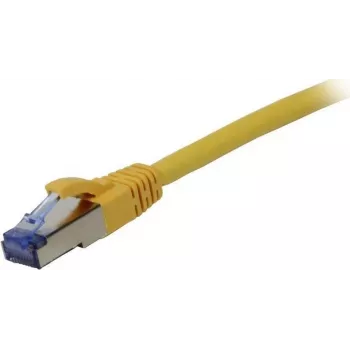SYNERGY21 Patch Cable RJ45 - CAT6A 500MHz - 10m - Geltona - S/FTP (S-STP) - GHMT sertifikuotas
