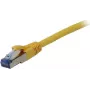 SYNERGY21 Patch Cable RJ45 - CAT6A 500MHz - 10m - Geltona - S/FTP (S-STP) - GHMT sertifikuotas