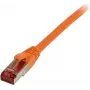 SYNERGY21 Patch Cable RJ45 - CAT6 250MHz - 10m Orange - S/FTP (S-STP) - TPE/LSZH (Superflex)