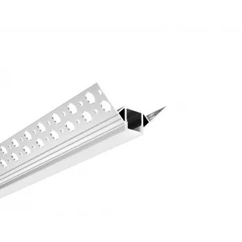 SYNERGY21 LED U-Profile 200cm ALU070-R Plasterboard Corner Profile