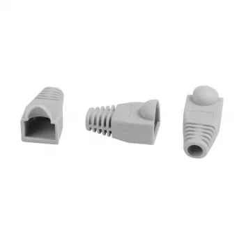 Synergy21 RJ45 Cat.6A S-UTP Connector, Shielded, Grey, 100 Pack, OD 6,5mm (S215675)