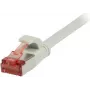 Synergy 21 Patch Cable RJ45, CAT6 250MHz, 7,5m Grey, FTP(U/FTP), TPE(Superflex), Flat