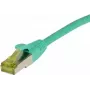SYNERGY21 Patch Cable RJ45, CAT6A 500MHz, 15m, Green, S/FTP, TPE/LSZH (Ultraflex), AWG26, su Cat.7 žaliava