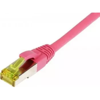 SYNERGY21 Patch Cable RJ45, CAT6A 500MHz, 20m, Magenta, S/FTP, TPE/LSZH (Ultraflex), AWG26, su Cat.7 žaliava