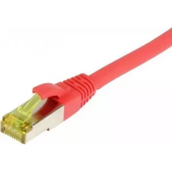 SYNERGY21 Patch Cable RJ45, CAT6A 500MHz, 5m, Red, S/FTP, TPE/LSZH (Ultraflex), AWG26, su Cat.7 Raw Cable