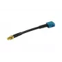 ALLNET Antenos laidas LMR-195 SMA Moteris → Fakra Moteris Waterblue Keycode Z 10 cm