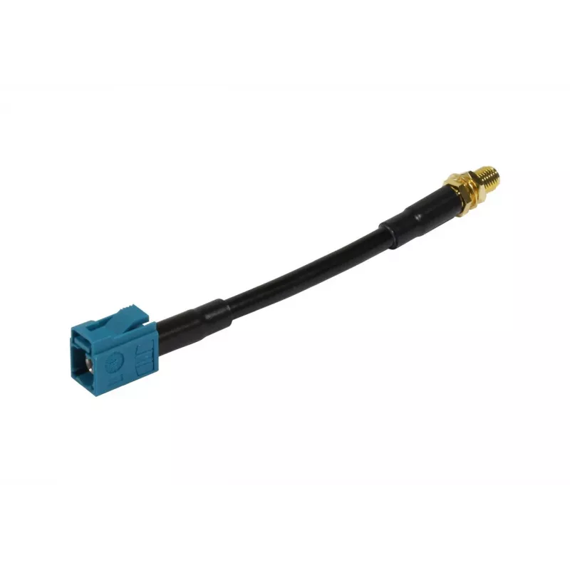 ALLNET Antenos laidas LMR-195 SMA Moteris → Fakra Moteris Waterblue Keycode Z 10 cm