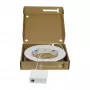 SYNERGY21 FTTH Compact Box, surenkamas, 2xLC/APC → atviras galas, 40 m, 9/125 µm, G.657.A2, 2 skaidulos, OD 2,2 mm