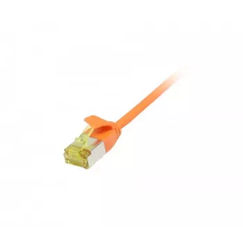 Synergy 21 Patch Cable RJ45 CAT6A 500MHz 5m Orange U/FTP Slimline Round d=3,8mm TPE/LSZH (Superflex) AWG32 with Cat.7 Raw Cable