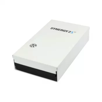 SYNERGY21 LWL sieninis skirstytuvas Mini (paviršinis montavimas), LC/SC, B150/A265/G55 mm, be jungčių/splaiso kasetės, baltas