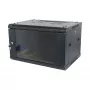 ALLNET SMA-Series 19 inch sieninis korpusas 6U 1-dalis 450 mm gylio juodas plokščios pakuotės