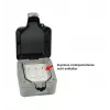 Synergy 21 Keystone modulių korpusas paviršiniam montavimui IP66 su spynos kilpa, šviesiai pilkas (RAL 7035) - S216381