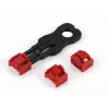 ALLNET TP/RJ45 Blocker Red 10-Pack with Security Key, Dust Cap, Network Security Lock (ALL-TP-RJ45-Blocker-10PCS)