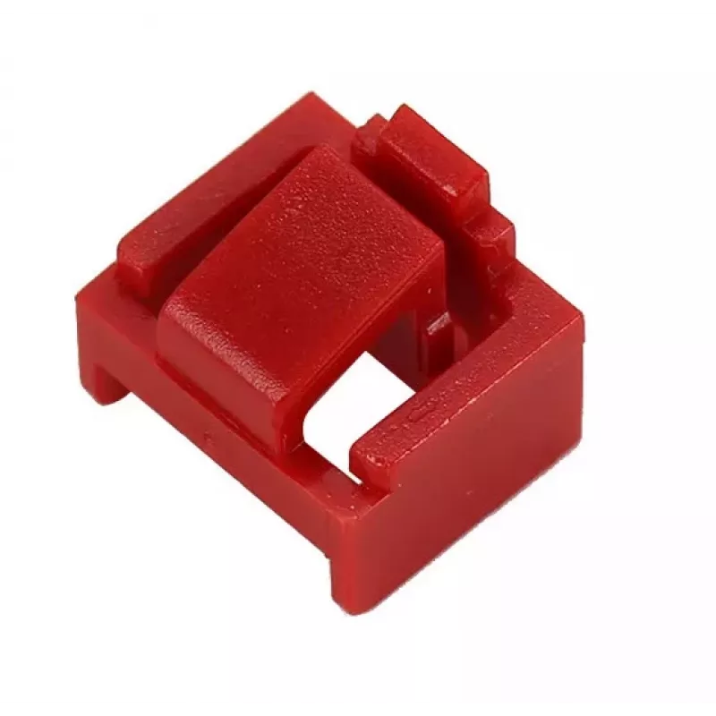 ALLNET TP/RJ45 Blocker Red 10-Pack with Security Key, Dust Cap, Network Security Lock (ALL-TP-RJ45-Blocker-10PCS)