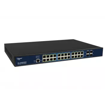 ALLNET ALL-SG8626PMJ Layer 2+ pilnai valdomas Gigabit tinklo jungiklis su 24 PoE+ prievadais ir 370W galia