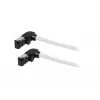 Synergy21 Patch Cable RJ45, CAT6A 500MHz, 0,25m, White, S/FTP, Slimline Round d=4,5mm, TPE/LSZH (Superflex), AWG28, su CAT7 Raw Connector, Rotatable Plug