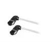 Synergy21 Patch Cable RJ45, CAT6A 500MHz, 0,25m, White, S/FTP, Slimline Round d=4,5mm, TPE/LSZH (Superflex), AWG28, su CAT7 Raw Connector, Rotatable Plug