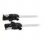 Synergy21 Patch Cable RJ45, CAT6A 500MHz, 1,5m, White, S/FTP, Slimline Round d=4,5mm, TPE/LSZH (Superflex), AWG28, with CAT7 Raw Connector, Rotatable Plug