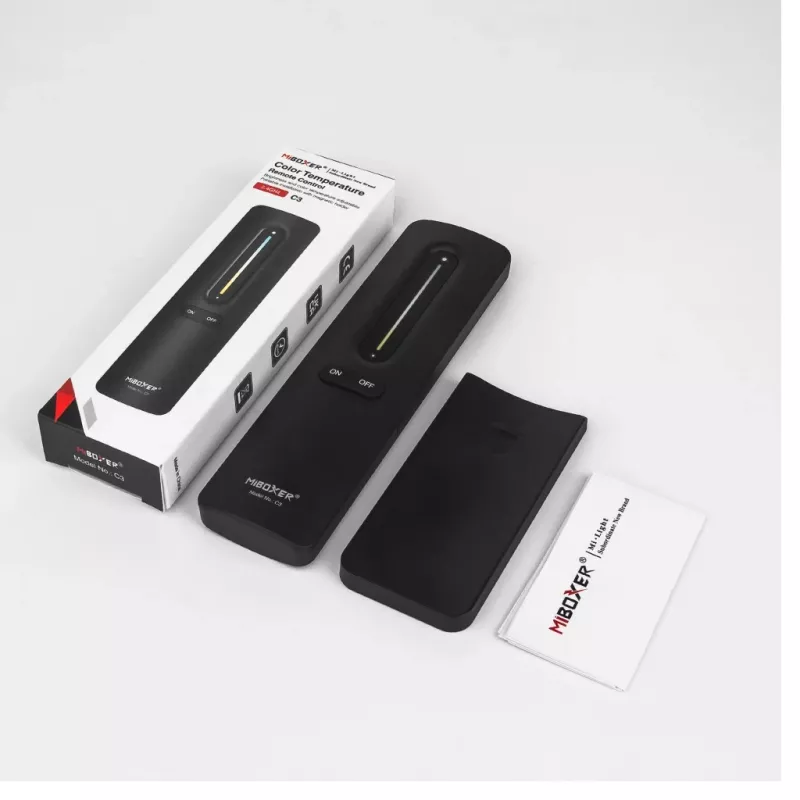 Miboxer Synergy 21 LED nuotolinio valdymo pultas 2.4GHz dvigubos baltos CCT+ reguliatorius (C3-W)