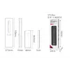 Miboxer Synergy 21 LED nuotolinio valdymo pultas 2.4GHz dvigubos baltos CCT+ reguliatorius (C3-W)