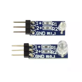 ALLNET 4duino Two Colour LED Module (Red/Green) - 5mm Bi-Color Digital LED for Arduino, Raspberry Pi