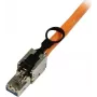 Synergy 21 CAT6A RJ45 lauko tipo kištukas, beįrankis, ekranuotas, stūmimo-traukimo fiksatorius