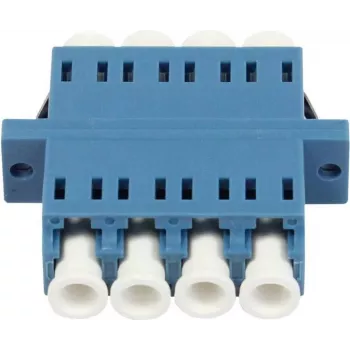 SYNERGY21 LC-LC Quad Singlemode OS2 šviesolaidinis movos adapteris mėlynas PVC
