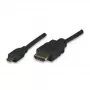 ALLNET HDMI į Micro HDMI laidas 1m 4K/60Hz juodas (ALL-HDMI-Micro-1m)