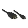 ALLNET HDMI į Micro HDMI laidas 1m 4K/60Hz juodas (ALL-HDMI-Micro-1m)