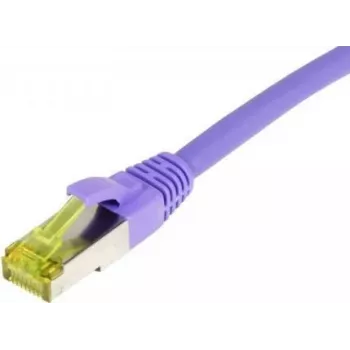 SYNERGY21 Patch Cable RJ45, CAT6A 500MHz, 25m, Violet, S-STP (S/FTP), TPE/LSZH (Ultraflex), AWG26, su Cat.7 žaliava