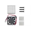 ALLNET Rock Pi 4C+ Heatsink Set (Rock4C+Heat-Set) - Pasyvaus aušinimo rinkinys, skirtas Radxa Rock Pi 4C Plus