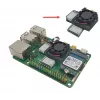 ALLNET Rock Pi 4C+ Heatsink Set (Rock4C+Heat-Set) - Pasyvaus aušinimo rinkinys, skirtas Radxa Rock Pi 4C Plus
