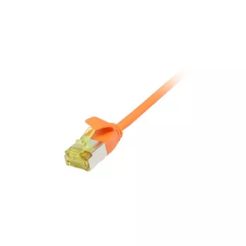 Synergy 21 Patch Cable RJ45 CAT6A 500MHz 3m Orange U/FTP Slimline Round d=3,8mm TPE/LSZH (Superflex) AWG32 with Cat.7 Raw Cable
