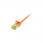 Synergy 21 Patch Cable RJ45 CAT6A 500MHz 3m Orange U/FTP Slimline Round d=3,8mm TPE/LSZH (Superflex) AWG32 with Cat.7 Raw Cable