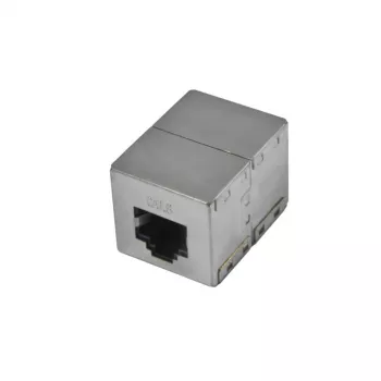 Synergy 21 S215237 Cat.6 RJ45 lizdas-lizdas sujungėjas, 8 kontaktų, metalinis