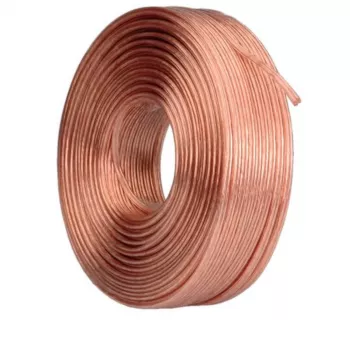 VALUE Secomp VALUE garsiakalbių kabelis 100 m - plikas laidas prie pliko laido - 2x0,75 mm² - permatomas