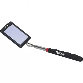KS Tools Lankstus patikros veidrodis su LED apšvietimu