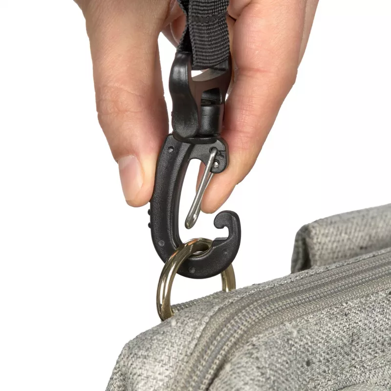 Lassig Casual Label Universalūs vežimėlio kabliukai, 2 vnt., juodi, LHO01