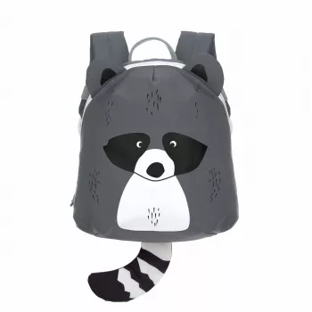 Lassig About Friends Mini Szop Kuprinė Pilka/Juoda Meškėno Dizainas 3.5L