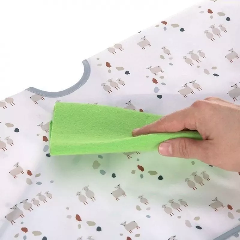 Lassig Tiny Farmer Sheep Long Sleeve Bib Set 6m+
