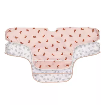 Lassig Little Forest Bunny Long Sleeve Bib Set 6m+