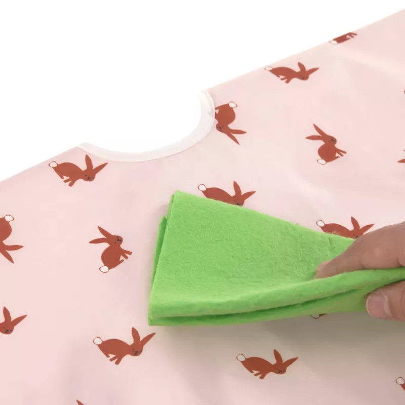 Lassig Little Forest Bunny ilgomis rankovėmis seilinukų rinkinys 6m+